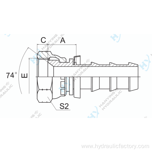 74 Degree JIC Female Cone Seat Fittings